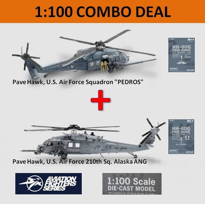 S14 1/100 COMBO HH-60G Pave Hawk USAF ''PEDROS'' Afghanistan & 210th Alaska ANG