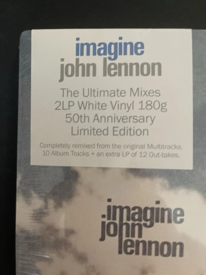 JOHN LENNON-IMAGINE ULTIMATE MIXES-2 LP 180 GM WHITE VINYL-50th ANNV-NEW SEALED. - Image 2 of 4