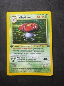 Vileplume 15/64 Jungle 1st Edition Holo Rare