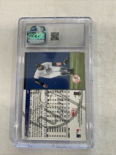 ERROR WRONG FRONT 1998 Donruss Bernie Williams Yankees #59/J. Edmonds CGC 8.5♨️3 - Picture 4 of 4