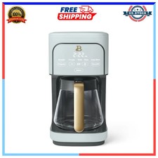 Beautiful 12-Cup Programmable Drip Coffee Maker Hydrangea Blue