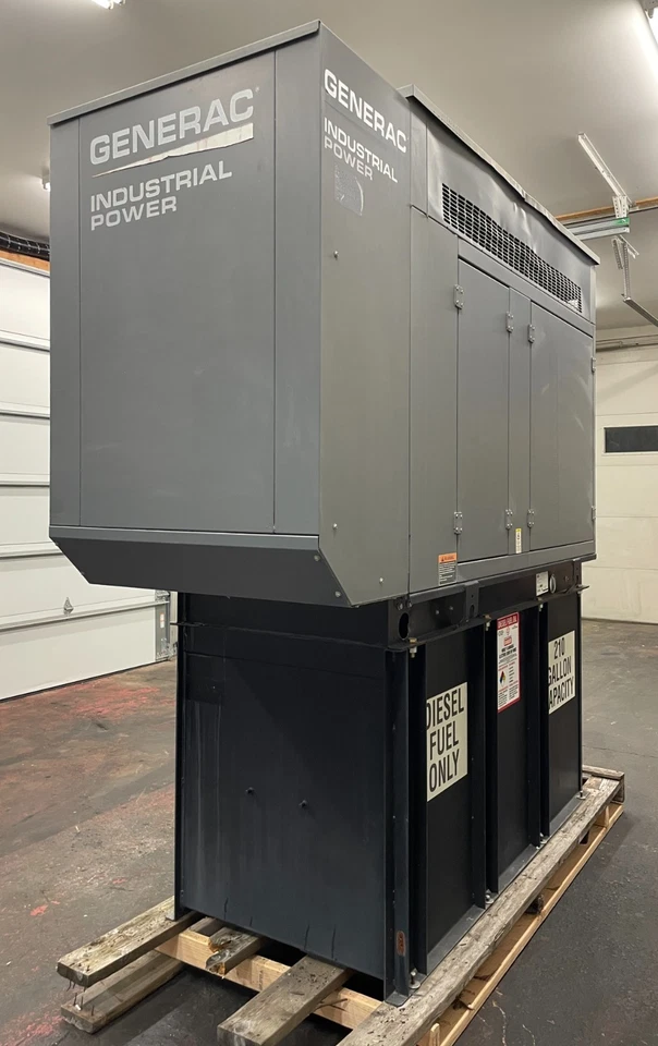 Generac 30KW Gerador Diesel de Espera, 501 Horas, 120/240v Monofásico, ENVIAMOS - Imagem 3 de 4