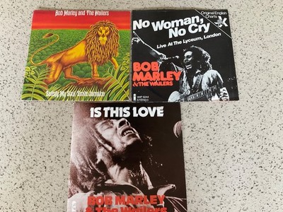 Bob Marley - No woman no cry / Is this love /Satisfy my sole - p/s vinyl singles