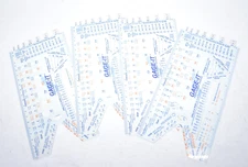 Lot of 4 Gage-It Hardware Gauge Measuring Tools For Pipe Threads Wire Drills