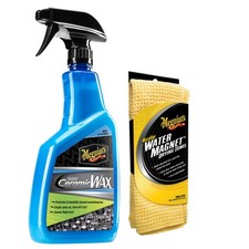 Meguiar's Hybrid Ceramic Wax w/Water Magnet Microfiber Drying Towel - 22" x