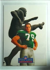 #268 Mike Schad 1991 Pro Line Portraits Base NFL Philadelphia Eagles