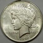 GEM 1926-D Denver Mint Silver Peace Dollar #45301 Key Date RARE