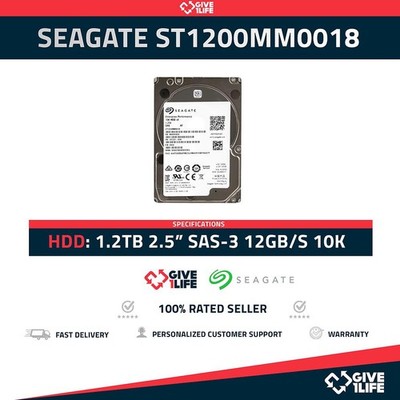 SEAGATE ST1200MM0018 1.2TB HDD 2,5'' SAS-3 12GB/S 10K 64MB