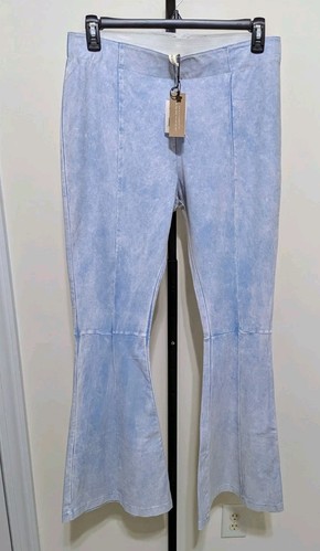 Living Doll Damen Plus hellblau Denim Baumwolle groß Schlaghose Pull On Gr. 2X - Bild 1 von 13