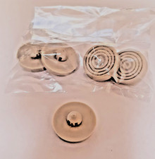 AT AND ATX CASE FEET, REPLACEMENT ROUND PUSH THROUGH STYLE, 1" ROUND BEIGE RINGS