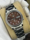 Seiko 5 Men's Automatic Watch 7009 Vintage Day/Date Arabic Dial