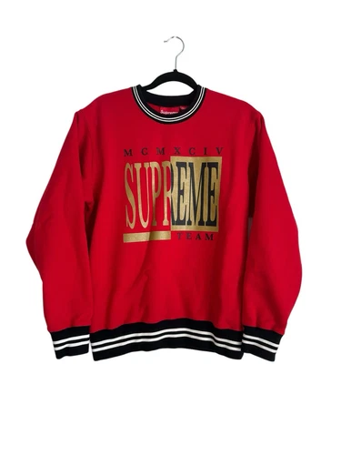 Col rond rouge équipe Supreme FW17 taille M