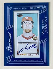 2009 Topps 206 Jason Motte Rookie Framed Mini On Card Auto Autograph. rookie card picture