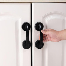 2 Pack Glass Door Handle, Suction Cup Handle for Bathroom Sliding Door, Glass, M