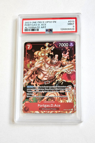 Portgas.D.Ace (Parallel) graded PSA 9 for sale on eBay