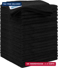 Microfiber Cleaning Cloth Set of 20 Towel Rag Car Polishing Detailing No-Scratch
