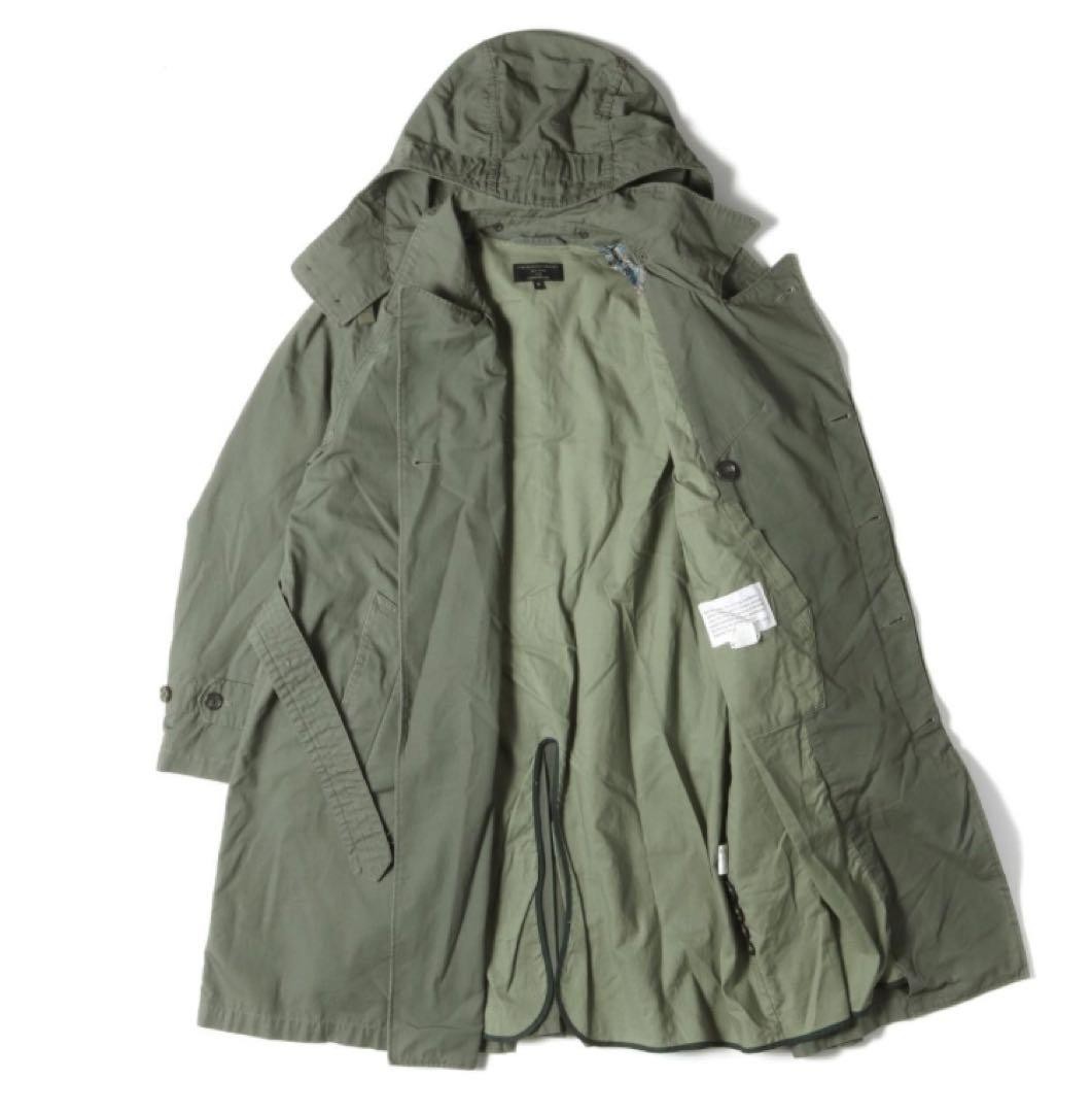 Engineered Garments Ripstop Storm Coat Khaki S Ou… - image 3