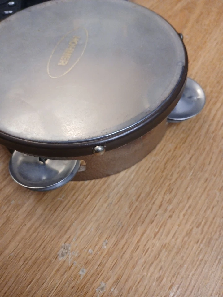 Pandereta vintage Hohner 6" hecha en Alemania Foto 3 de 3