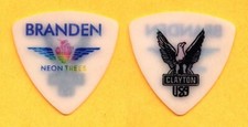 Neon Trees Branden Campbell Signature White Bass Guitar Pick - 2011 Tour