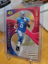 🦁🦁🦁2020 ILLUSIONS D'ANDRE SWIFT ASTOUNDING ROOKIE ACETATE INSERT RED 93/399