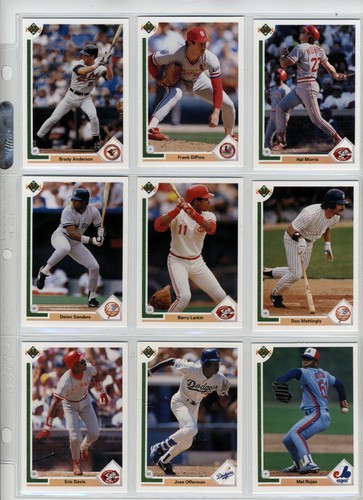 Baseball Upper Deck 1991 Cards Choose Upick from list (255-508) - Picture 196 of 503