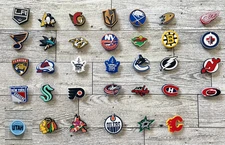 NHL Charms compatible that fits Crocs/ Straw Toppers