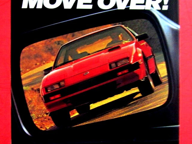 1985 NISSAN 300 ZX Move Over ! Original Print Ad 8.5 x 11 1985 NISSAN 300 ZX Move Over ! Original Print Ad 8.5 x 11