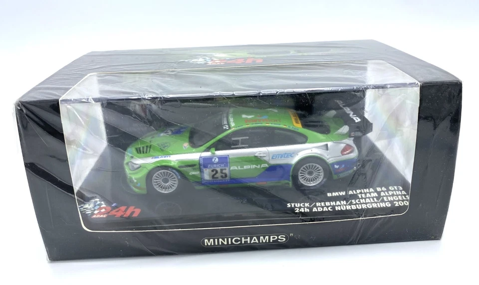 Nuevo Stock Antiguo BMW Alpina B6 GT3, Escala 1:43, Resina, 24h ADAC Nurburgring, 437092625 Foto 3 de 4