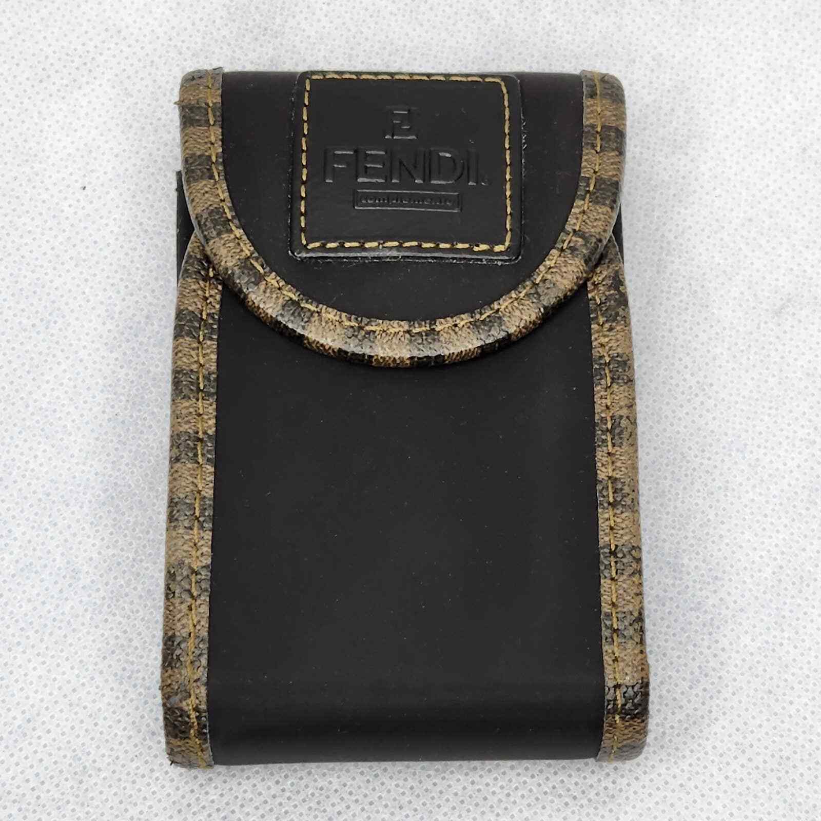 Fendi Complemento Brown Cigarette Holder Case Sma… - image 1