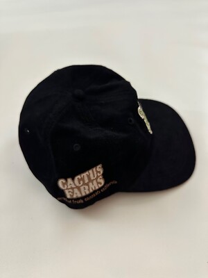 Travis Scott Cactus Farms Embroidered Black Graphic Snapback Hat Cap One  Size | eBay