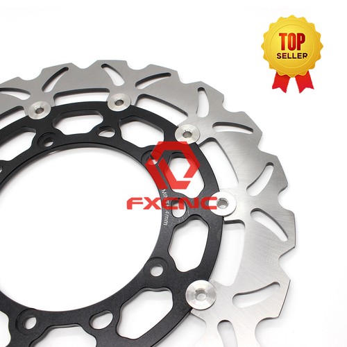 For Yamaha YZF R3 R25 2015 2016 Aluminum Front Brake Disc Rotor Black w/bolts - Picture 6 of 12
