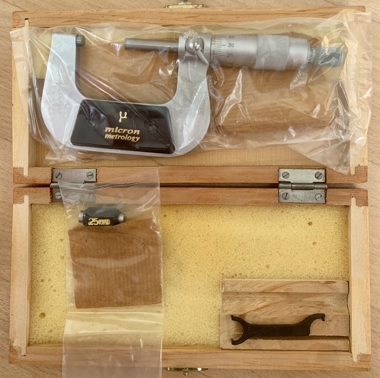 Micromètre 25-50mm Micron Metrology mécanique de haute précision pour atelier