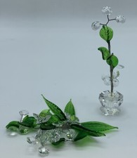 Fleurs De Cristal Résine Et Verre Fabriqué À Italy Bouquet de Fleurs Occasion