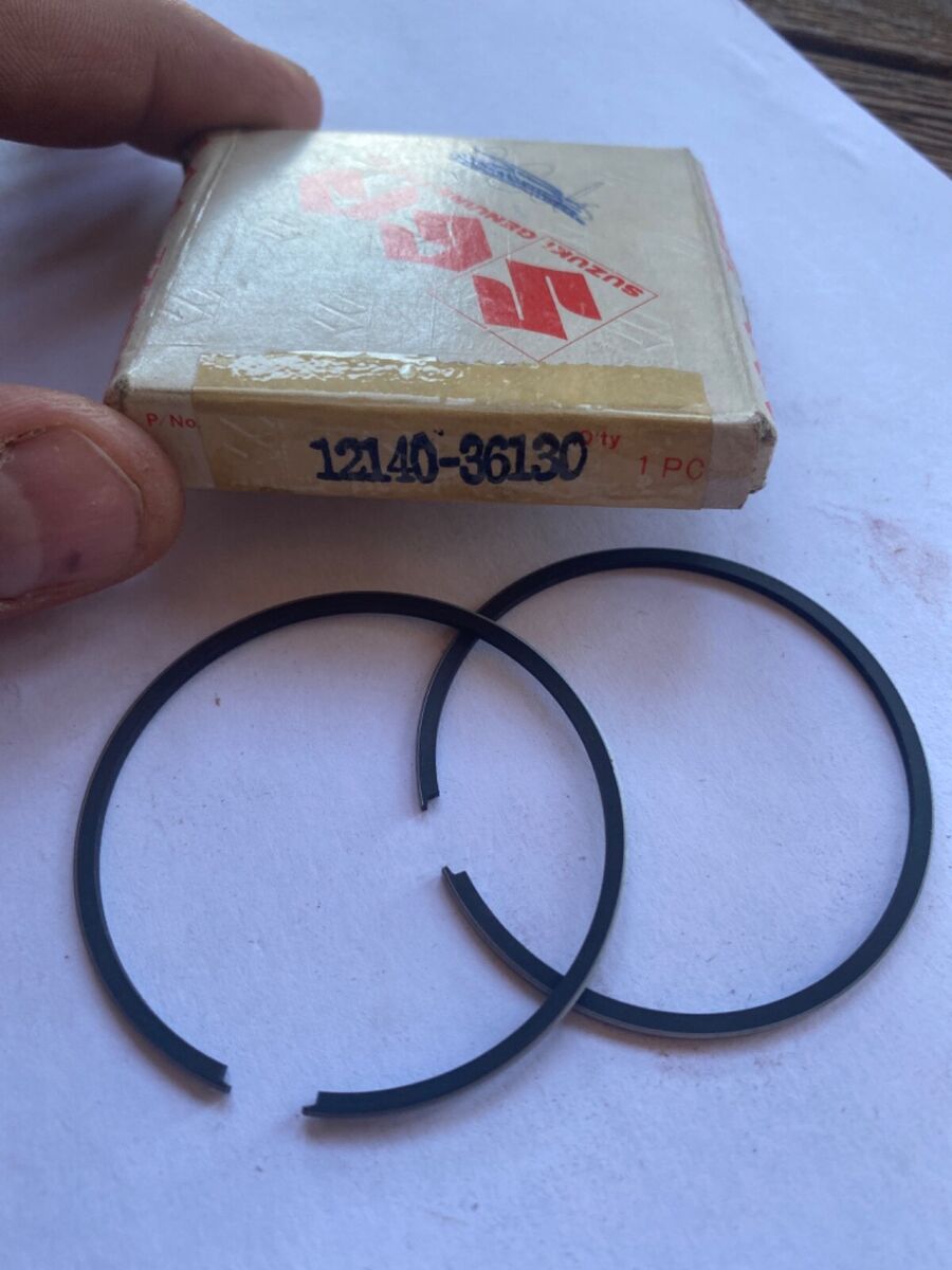 Nos Suzuki piston rings 12140-36130 1973-77 adventurer gt Nos Suzuki piston rings 12140-36130 1973-77 adventurer gt