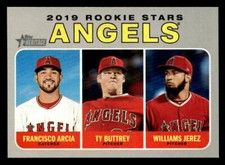 Ty Buttrey / Francisco Arcia / Williams Jerez  2019 Topps Heritage  Card #244