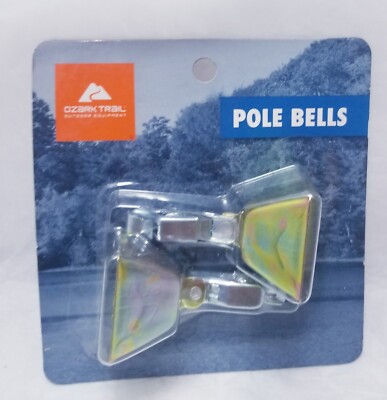  New Ozark Trail QTY 2 Pole Bells Perfect Fishing Addition 