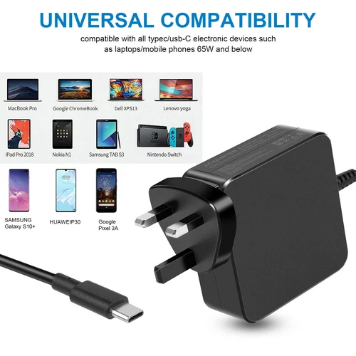 65W USB-C Laptop Charger for Asus Rog Ally C302C ADP-45EW B Type C Power Adapter - Picture 6 of 7