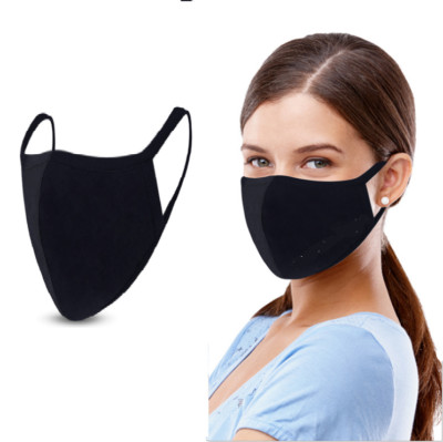Black Face Mask 10 Pc Reusable Washable Cotton Breath,Comfortable Double Layer
