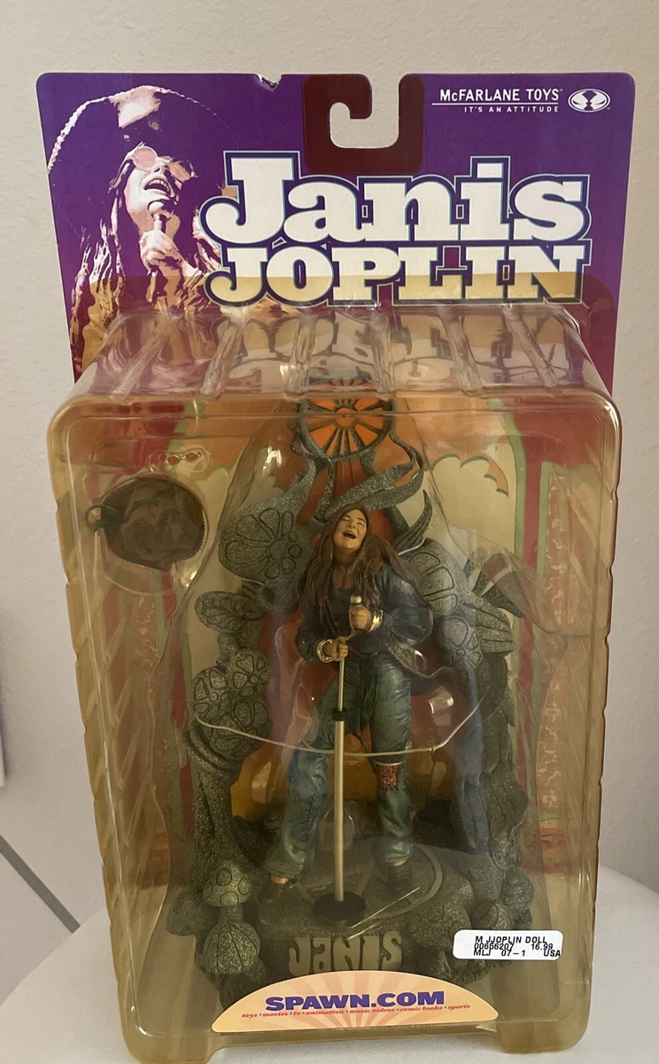 McFarlane Toys Action Figure Janis Joplin Music Action Figures for