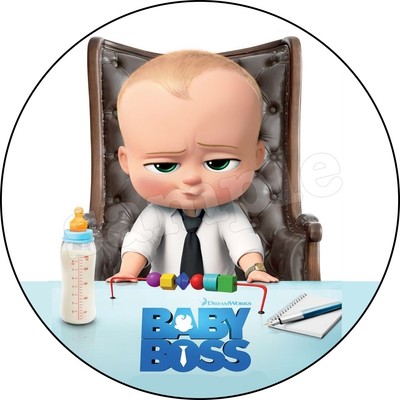 Casa Jardin Y Bricolaje Otros Baby Boss Decoration Gateau Disque Azyme Comestible Anniversaire Deco Party Cafesbenyedder Com Tn