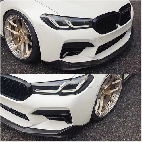 Für BMW 5er F90 M5 Limousine LCI 2021-22 Kohlefaser Front Stoßstange Lippe Splitter - Bild 8 von 12
