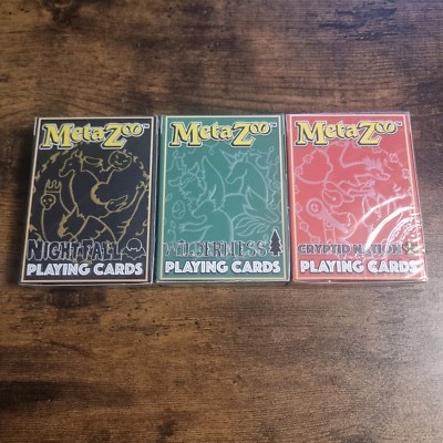 MetaZoo Cryptid Nation Playing Cards New & Sealed USPCC Limited Edition Deck