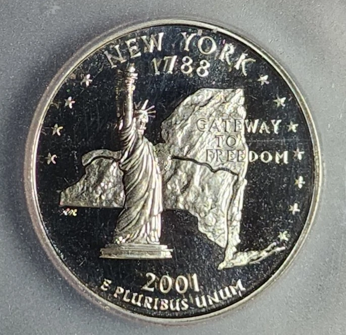 2001 S New York Clad ICG PF 70 DCAM Quarter. Our SC162 - Image 2 of 4