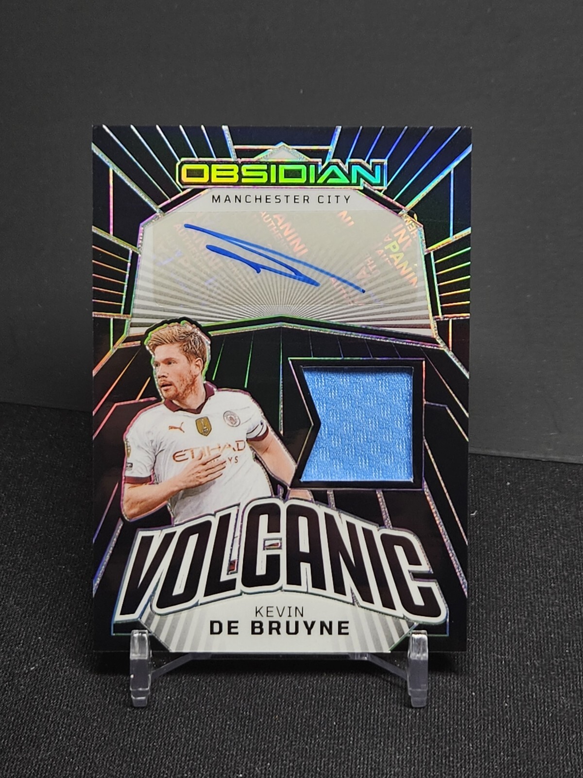2023-24 Obsidian Kevin De Bruyne Volcanic Patch Auto #'d 04/30