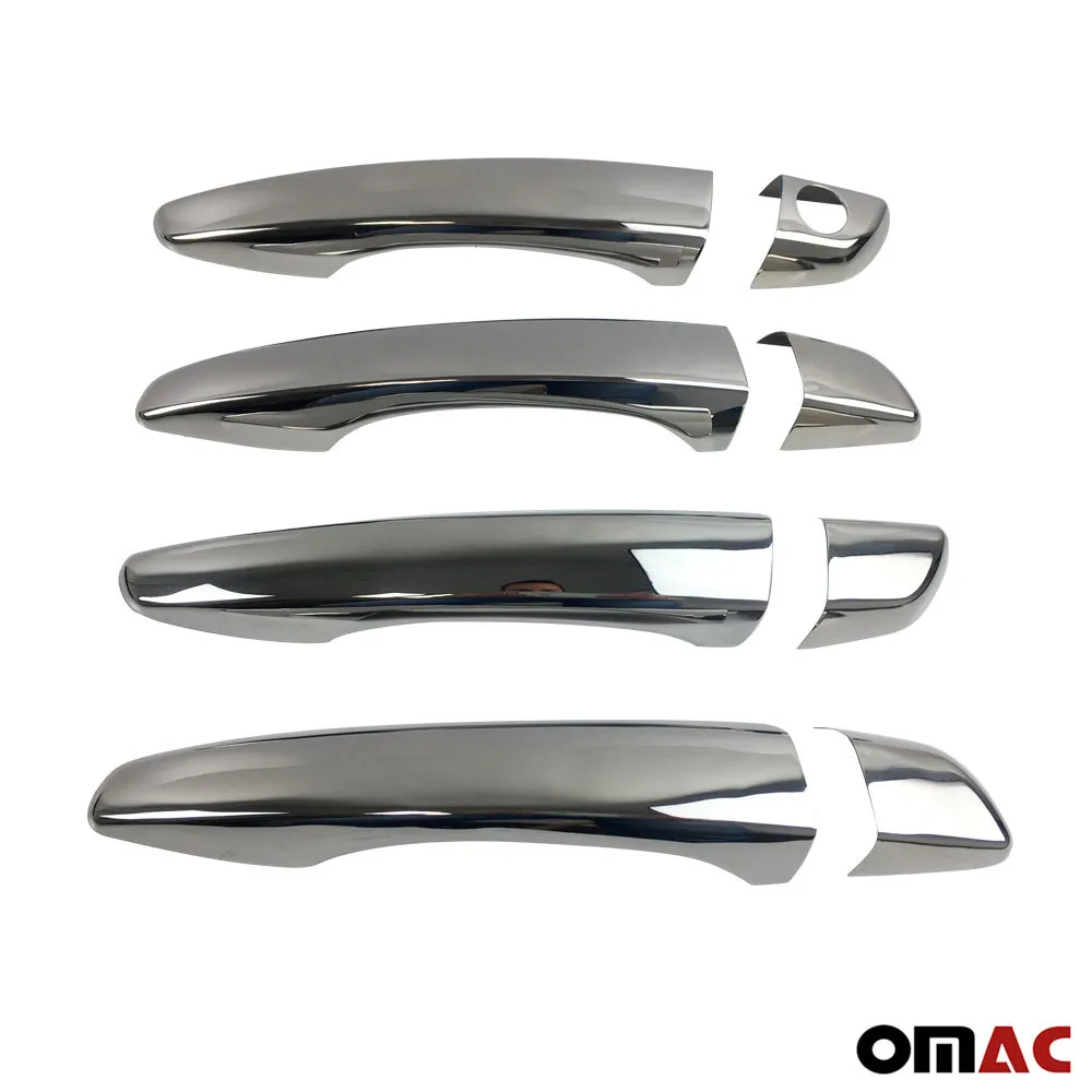 Fits Citroën C3 Aircross 2017-2023 Chrome Side Door Handle Cover Stainless  8 Pcs
