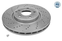 2X Meyle 083 521 0023/PD Bremsscheibe FüR MERCEDES-BENZ