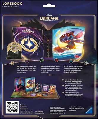 Disney Lorcana TCG Portfolio Binder Premium Storage Stitch