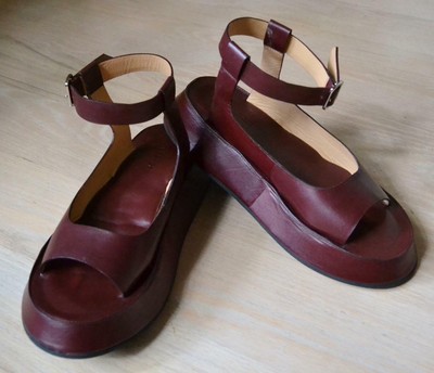 jil sander platform sandals