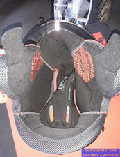 INTERNO CASCO Completo Clima Comfort Per JET NOLAN N40 / N40-5 Black Red TG XL