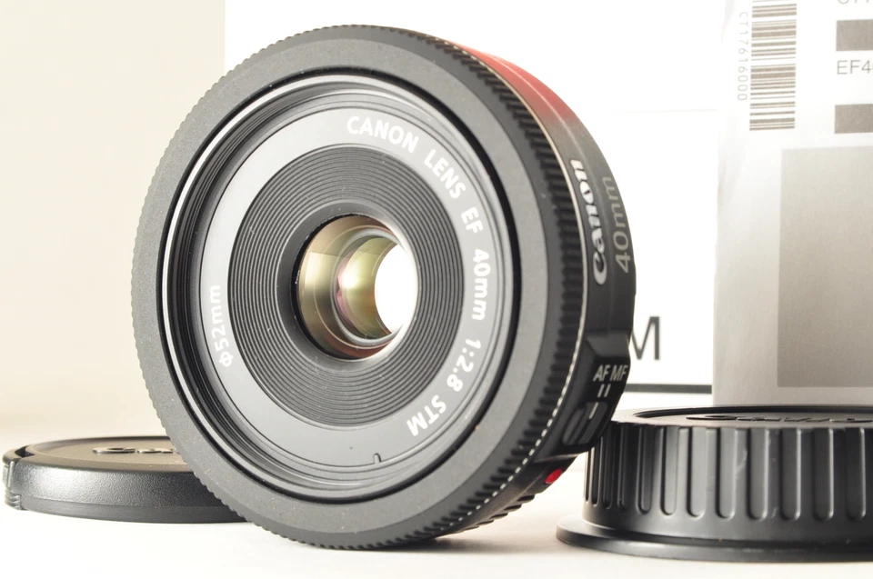 [MINT W/Box] Canon EF 40mm f/2.8 STM Pancake full size AF Lens From JAPAN #770 - Image 2 of 4